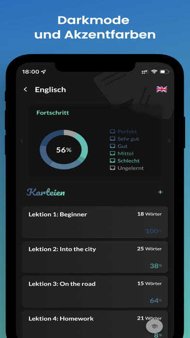 Vokabo - vocabulary coach Screenshot