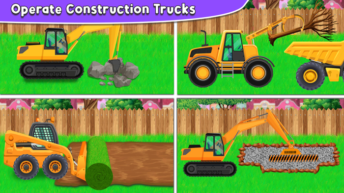 Road Construction Truck Games
