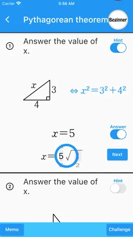 Game screenshot Trigonometry(Math Drills) apk
