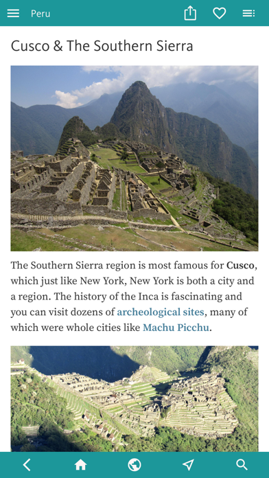 Peru’s Best: Travel Guide Screenshot