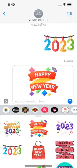 Game screenshot Happy New Year 2023 -WASticker apk