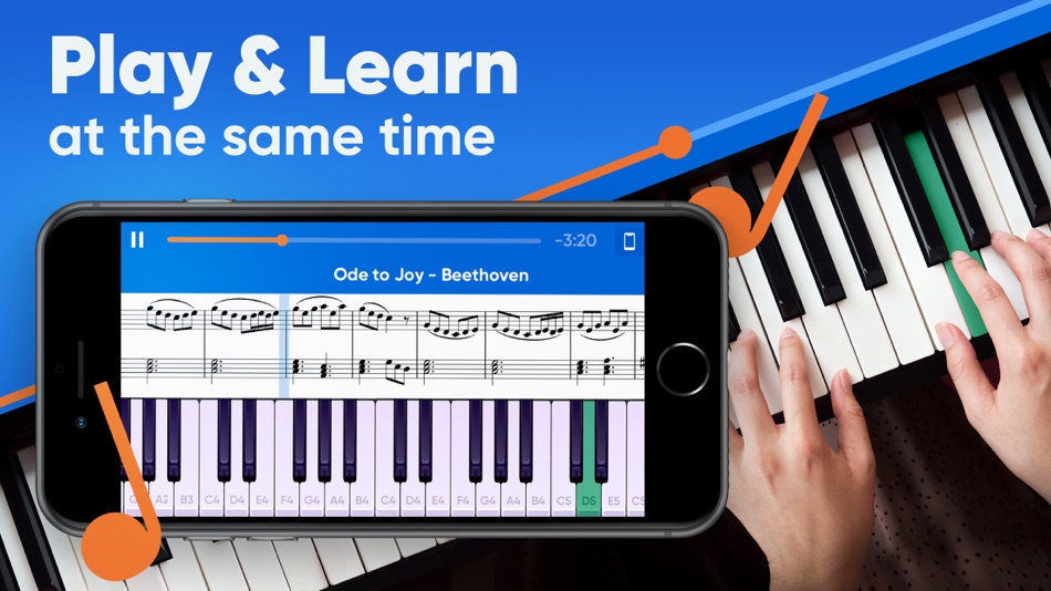 #1. Piano Way - Learn to Play (iOS) By: Gismart Limited