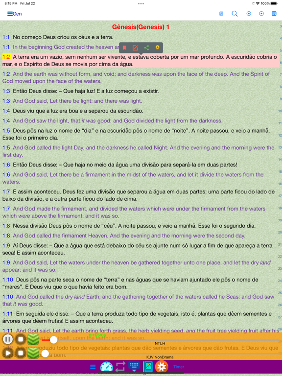 Screenshot #4 pour Português Englês santa bíblia