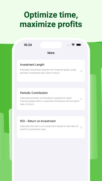 Investment Calculator - Calc Screenshot