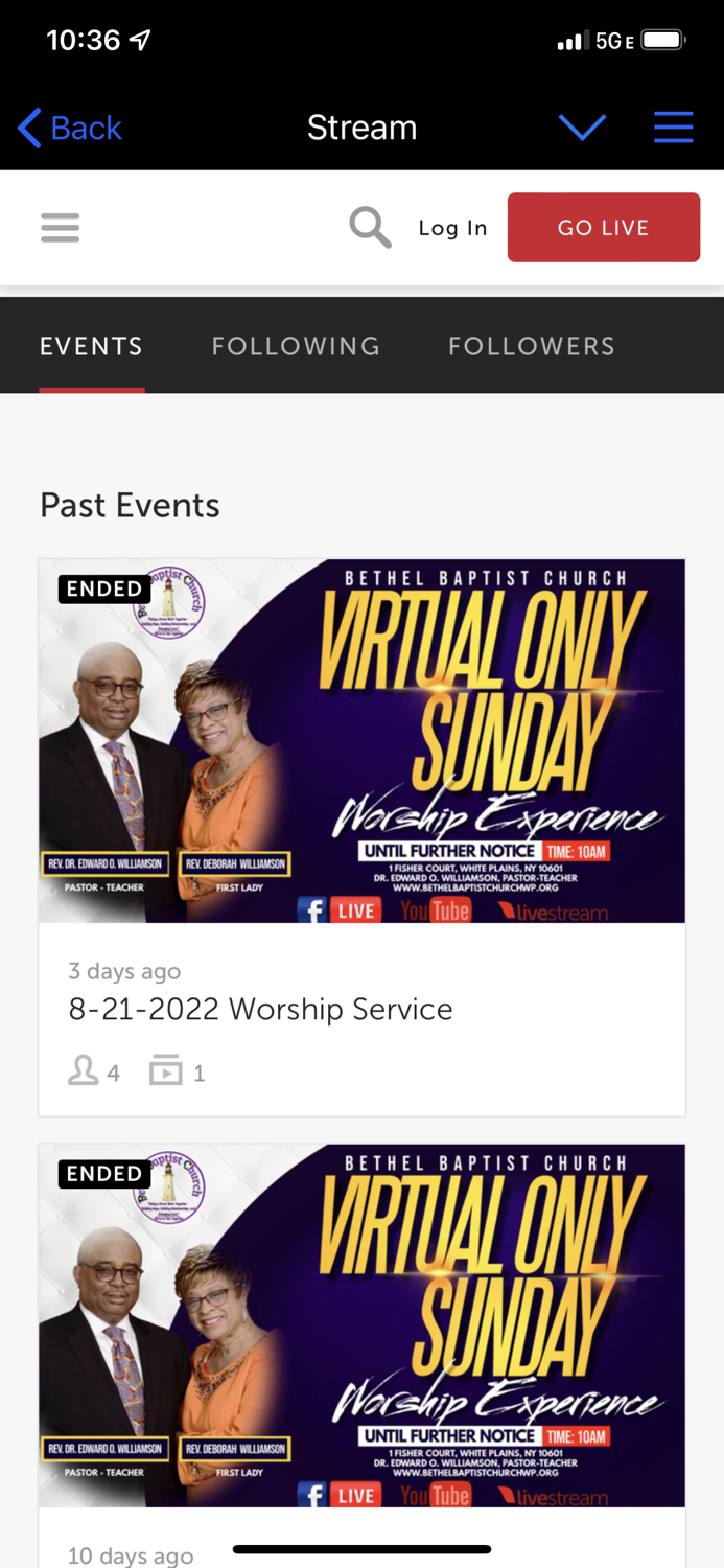 Bethel Baptist Church App