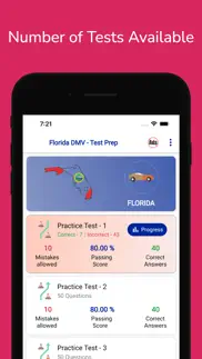 florida dmv permit practice iphone screenshot 3