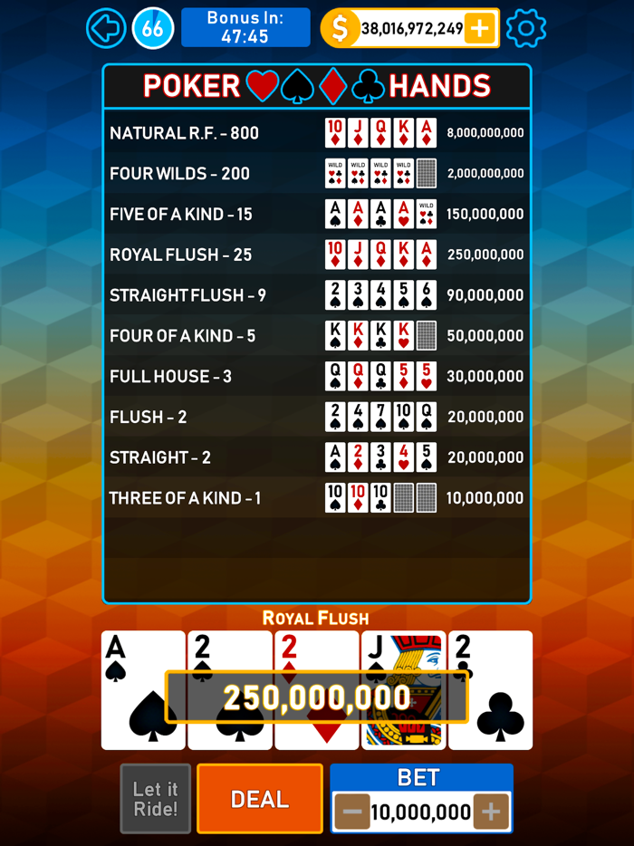 Video Poker Multi Bonus