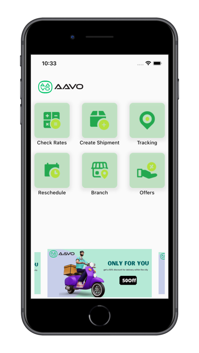 AAVO Courier Service Screenshot