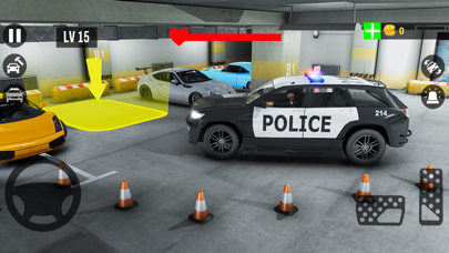 Police Car Parking Real Car Screenshot