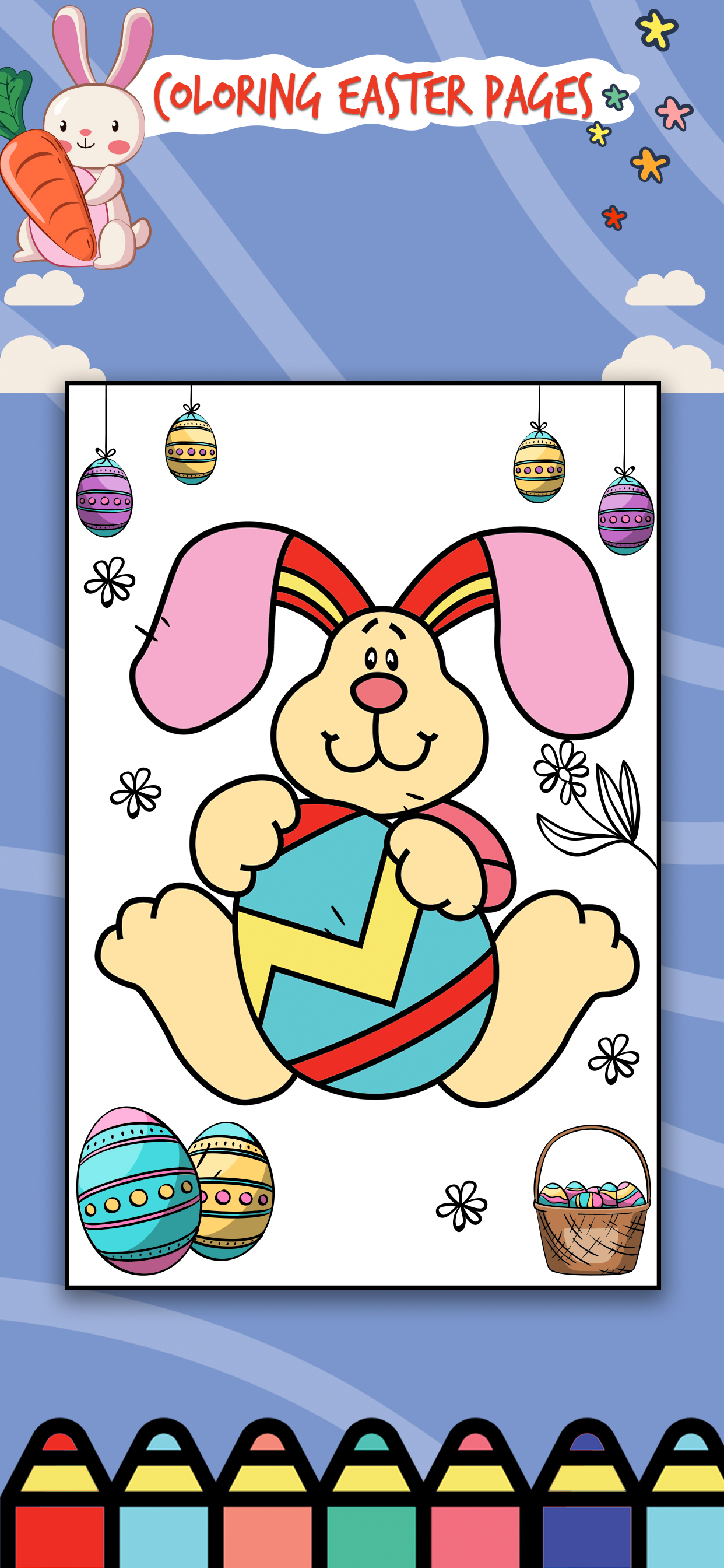 Easter Egg Coloring Book App