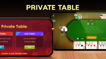 Nine Card Brag Game - Kitti Screenshot