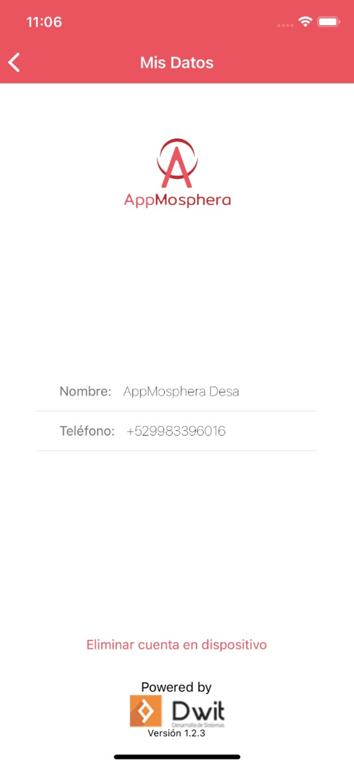 AppMosphera Frecuentes