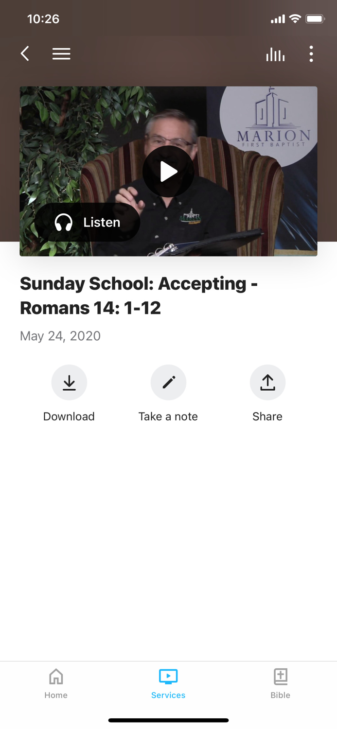 First Baptist Church Marion