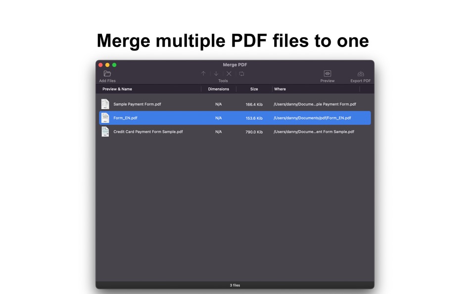 #2. PDF Tools - Fill Form & Merge (macOS) 由: 君 许