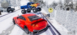 Car Crash Simulator Snow Race screenshot #2 for iPhone