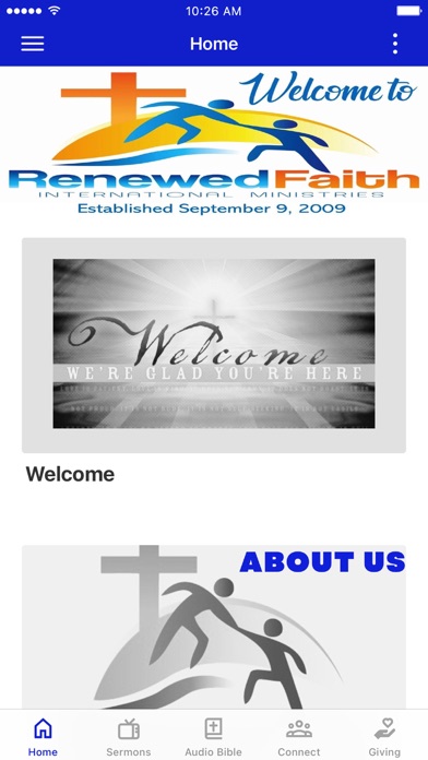 Renewed Faith Int'l Ministries Screenshot