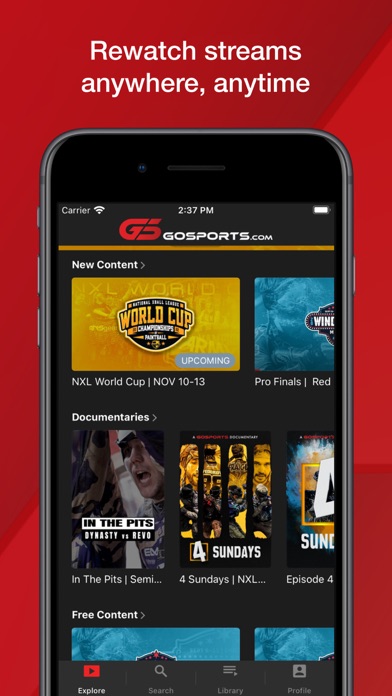 GoSports Live Screenshot