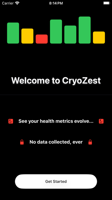 CryoZest - Sauna & Cold Plunge Screenshot