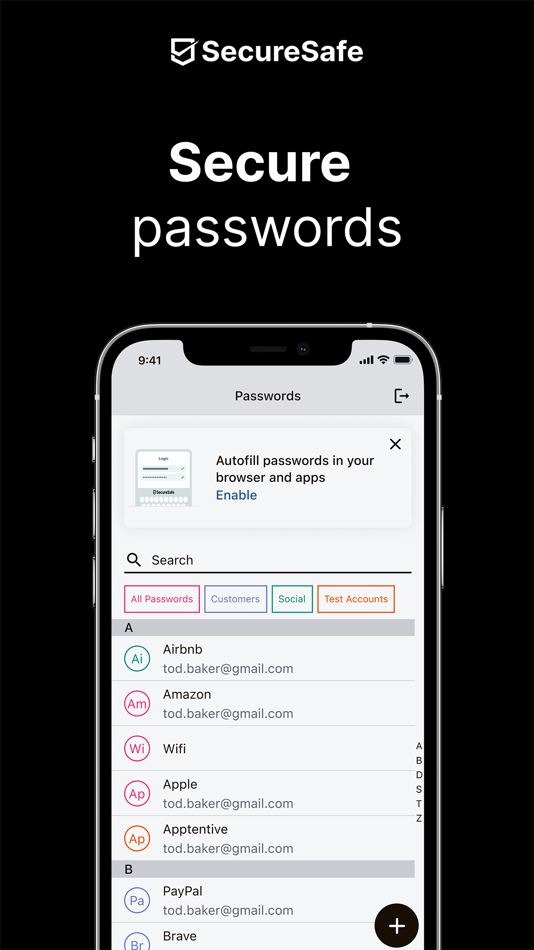 #1. SecureSafe Password Manager (iOS) 由: DSwiss Ltd.