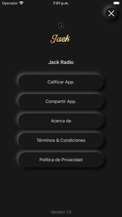 Jack Radio Screenshot