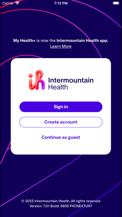 Intermountain Health UT/ID Screenshot