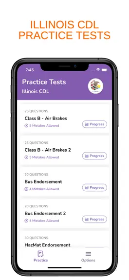 Game screenshot Illinois IL CDL Permit Prep mod apk