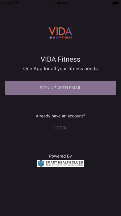 VIDA Fitness Official App Screenshot