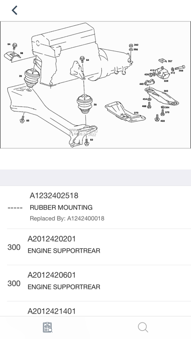 Car parts for Mercedes-Benz OE Screenshot