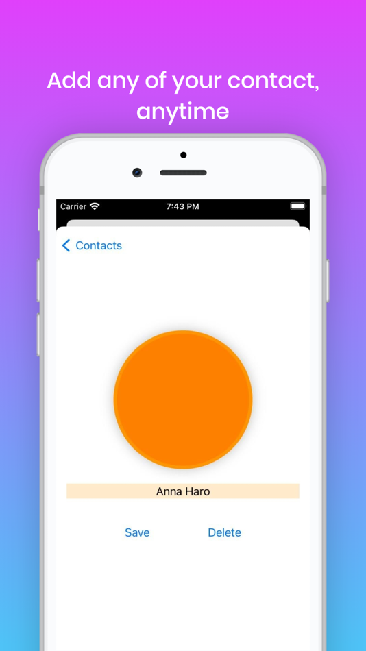#5. Lock Screen Contact Widget Pro (iOS) By: Csaba Huszar