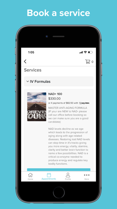 IV Lounge Screenshot