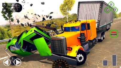 Semi Truck Crash Beam Drive Screenshot
