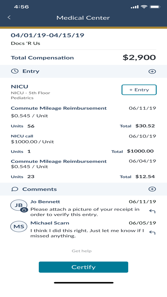 #5. symplr Contract Time Tracking (iOS) 由: symplr software LLC