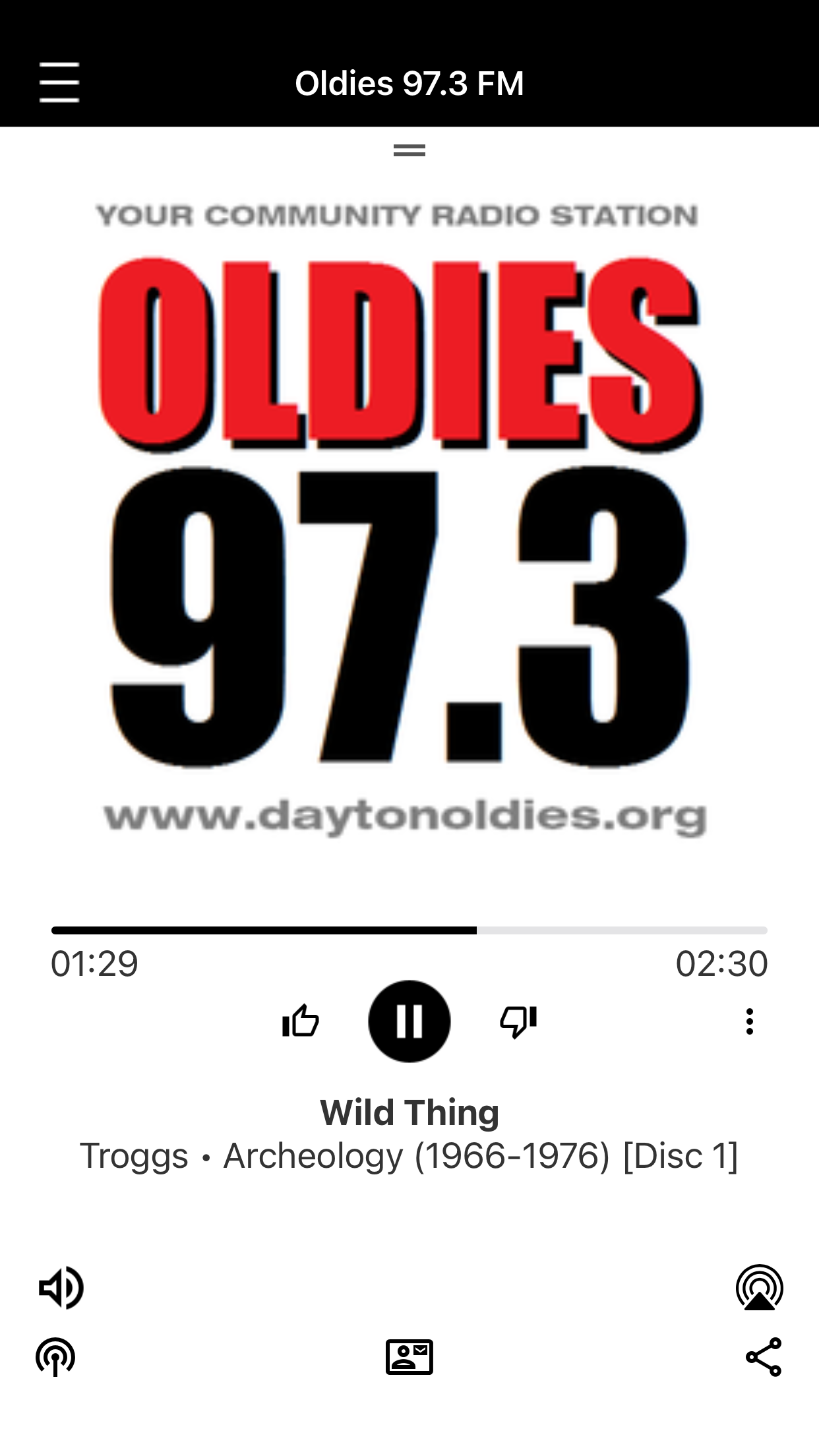 Oldies 97.3 WSWO-LP