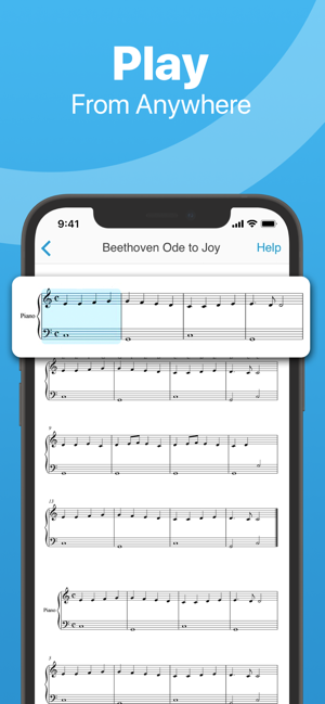 Skjermbilde av Sheet Music Scanner