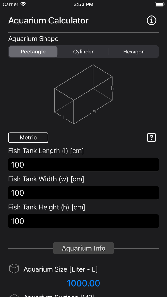 Aquarium Calculator Plus - 1.0 - (iOS)