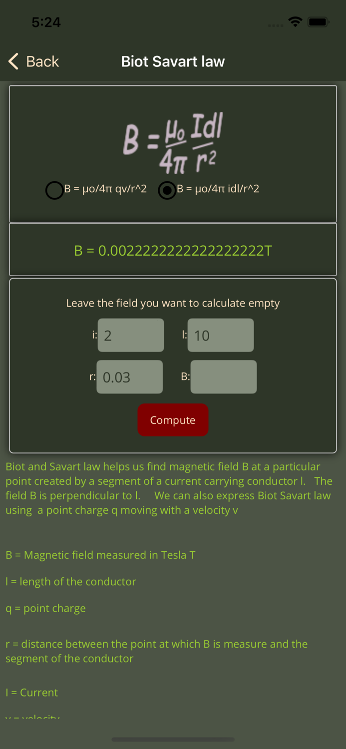 PhysicsLab - Calculator lite