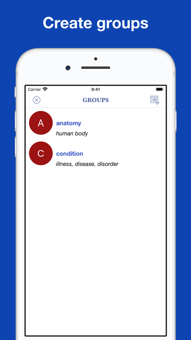 Medical Roots Dictionary Screenshot