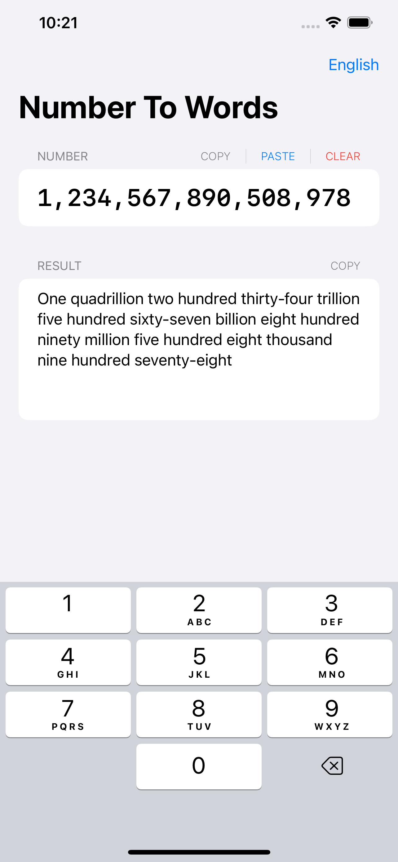 SpellNumber