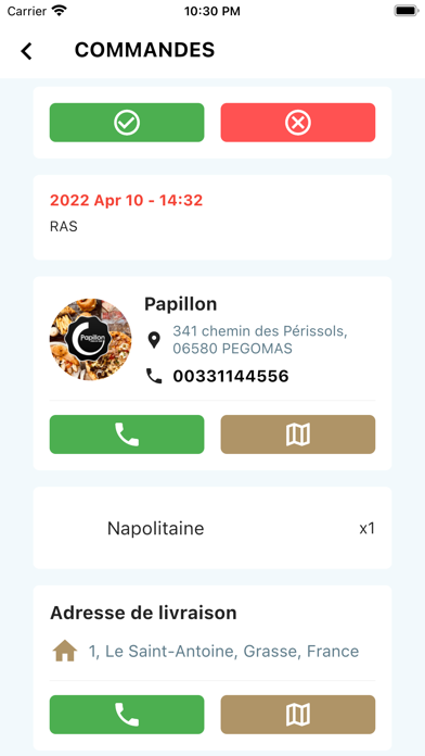 WINGZ LIVREUR Screenshot