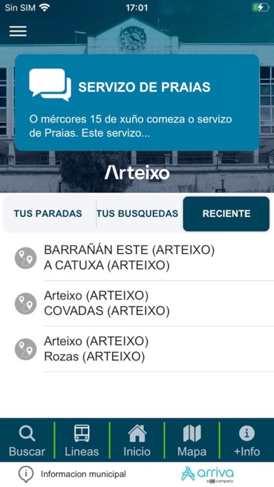 Arriva - Arteixo Screenshot