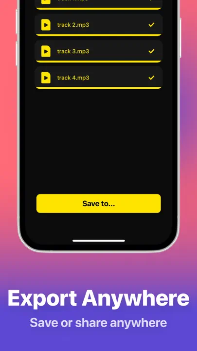 Audio Converter - MP4 To MP3 iPhone Ekran Görüntüsü 5