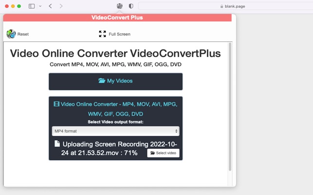 Video converter online VideoConvertPlus – Get this Extension for