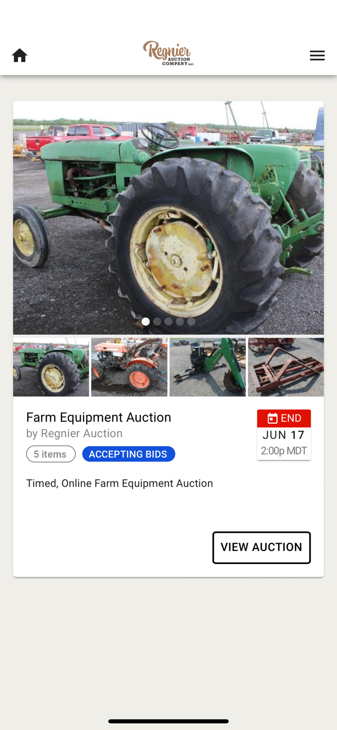 Regnier Auction Company