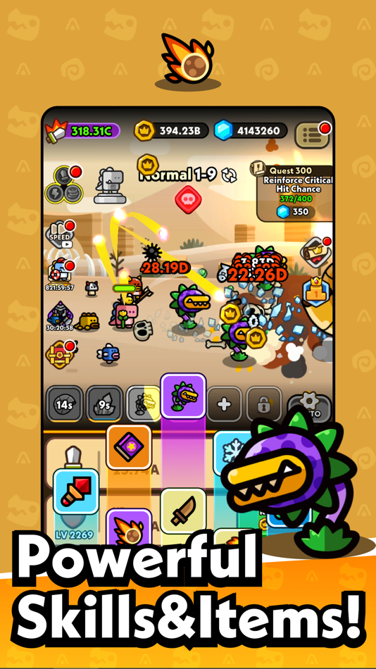 #4. Hero Dino®: Idle RPG (iOS) 来自: NLABSOFT Co., Ltd.