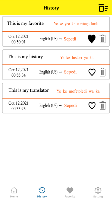 English To Sepedi Translator Screenshot
