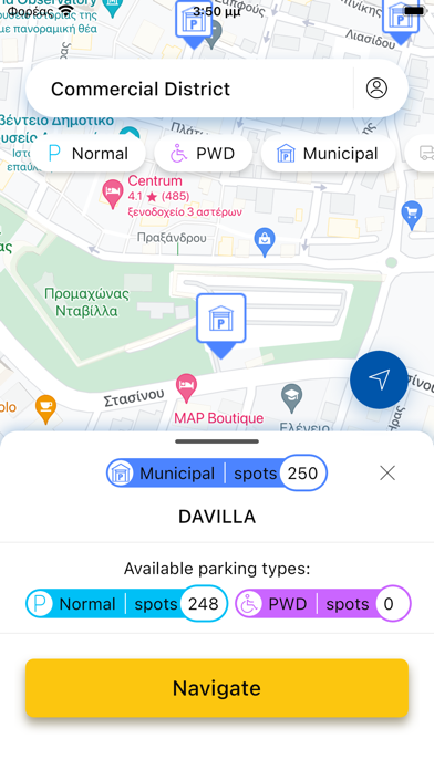 Smart Parking Nicosia City Screenshot