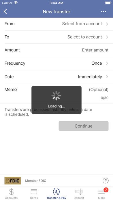 First Women’s Bank - Personal Screenshot