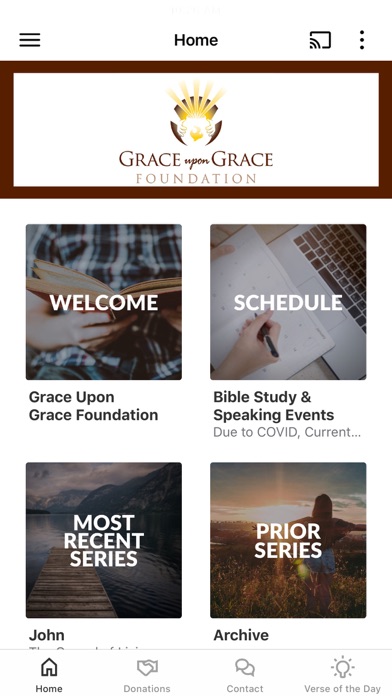 Grace Upon Grace Foundation Screenshot