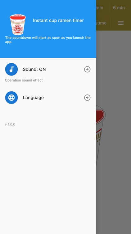 Instant cup ramen timer by akira ohmachi