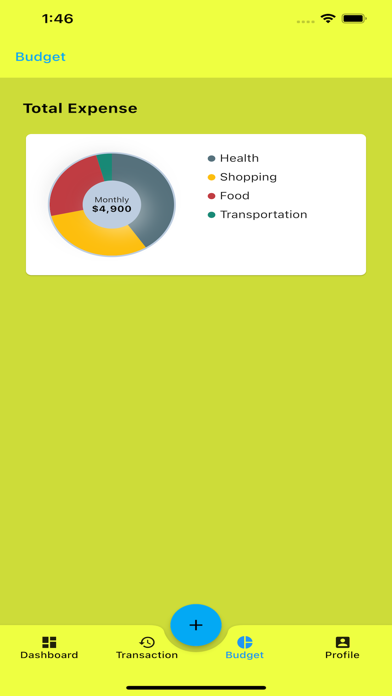 Expense tracker budget money Screenshot